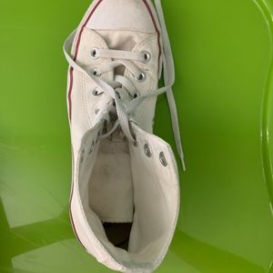 High top white converse